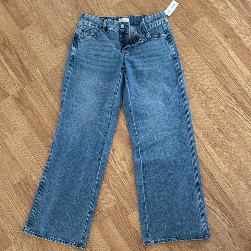 PacSun Light Blue Straight Leg Women's Jeans